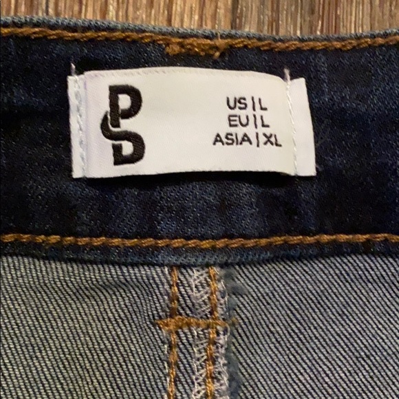 Denim blue jean shorts - Picture 3 of 4